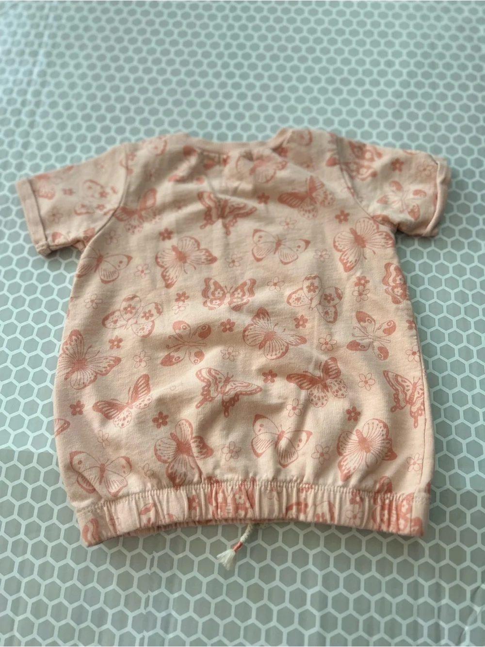 Rabbit & Bear Girls Peach Butterfly Two-Piece Set Size 4T